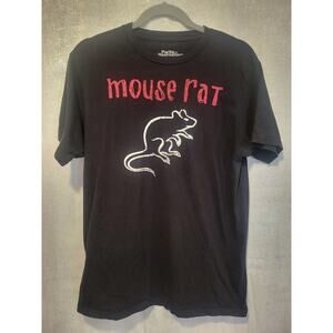 Mouse Rat Band Med Black Red TShirt Parks & Rec Andy Dwyer Chis Pratt TV Show